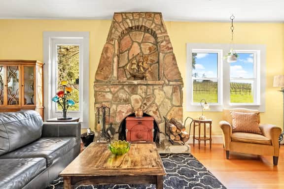 Sonoma County Historical Ranch House on a Vineyard