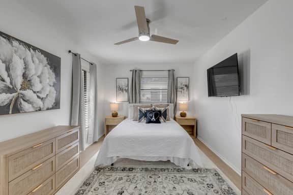 Blue Door River House | Fenced Yard & Pet Friendly